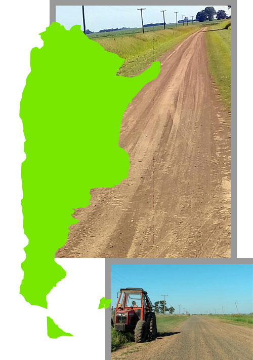 Caminos rurales Argentina